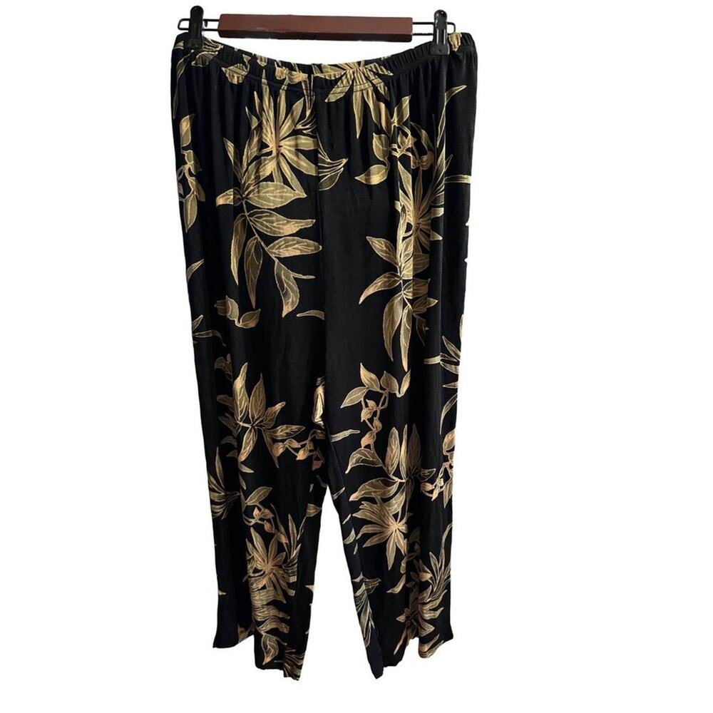 Vintage 90’s Slinky Floral/Botanical Pants